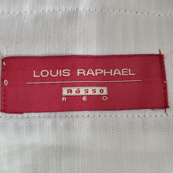 Louis Raphael Men's Dress Pants Size 32W x 30L Beige Cuffed Front Pleated - Picture 13 of 13